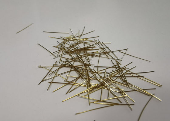 Yusen High Tensile Strength Steel Fiber , 2850Mpa 0.22mm Copper Steel Fiber