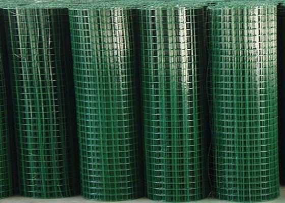 Green PVC Coated Welded Wire Mesh High Tensile Strength For Construction Project