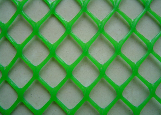 2mm 100-1200g/m2 Plastic Netting Mesh Square Aperture Mesh Green White Blue Color
