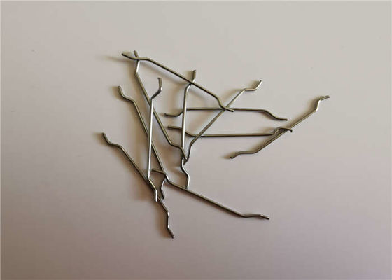 Traditional Loose Steel Fiber 1350 Mpa 25 - 60mm Cold Drawn Material