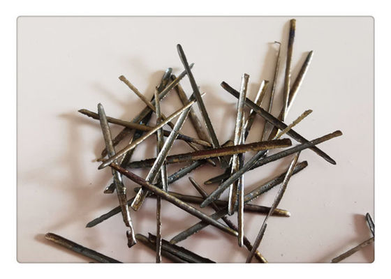 Diameter 0.5mm Steel Fiber Length 30mm Melt Extracted For Calciner / Electric Furnace