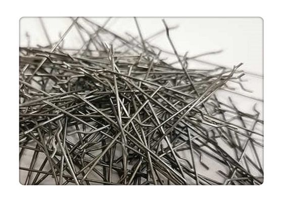 Concrete Reinforced Loose Hooked Ends Steel Fiber Low Carbon For Industrial Flooring