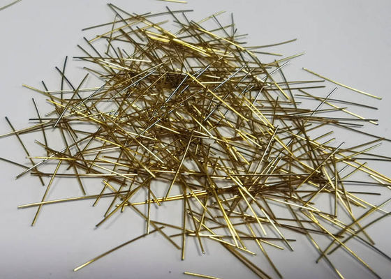 Diameter 0.22mm Micro Steel Fiber Copper Coated For Concrete