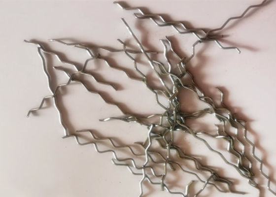 Stainless Waved Steel Fibre Reinforced Cement Concrete High Tensile Strength 1450mpa