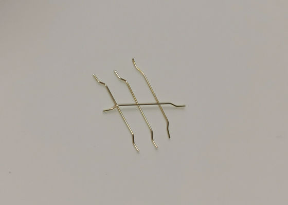 RPC Hooked Ends Copper Coated Micro Steel Fiber Concrete 2800mpa For Concrete