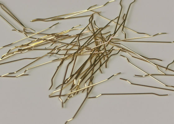 Impact Resistance Micro Steel Fiber Copper Coated Cracking Resistance