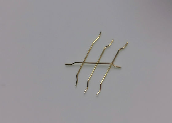 Hooked End Steel Fiber Copper Coated Micro Concrete High Tensile Strength For Concrete Reinforced