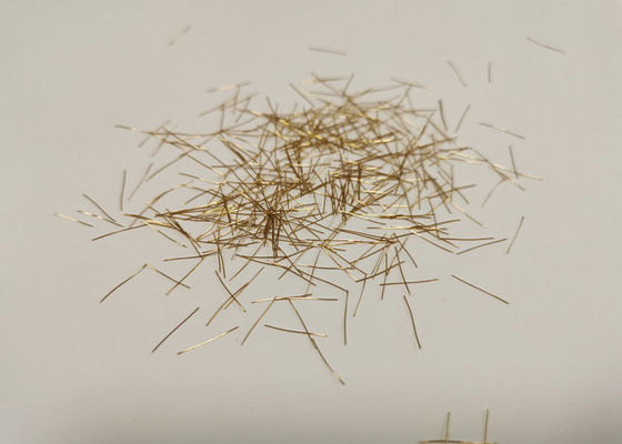 0.2*6mm Concrete Micro Steel Fiber 2500Mpa Copper Wire Material