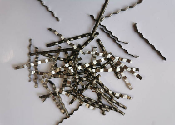 Undulated Segment Xorex Steel Fiber Corrugated Type 0.6-1.02mm Diameter