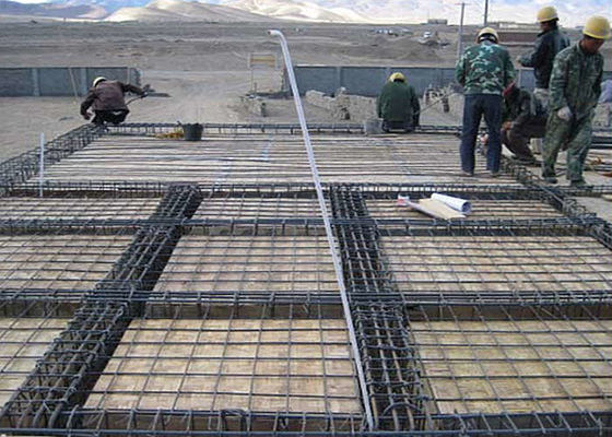 OEM 8*8cm Hole Steel Bar Mesh / Concrete Reinforcing Steel Mesh