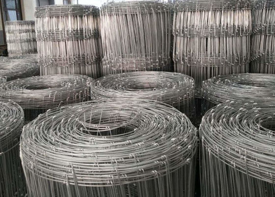 200g/M2 Zinc Coated Breeding Fence / 1-2m Cattle Woven Wire Cattle Fencing