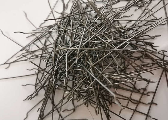 High Resistance Loose Steel Fiber White Color For Construction / Dams