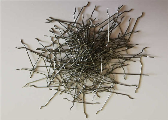 0.4*25mm Hooked / Deformed Steel Fiber Non Alloyed For Shotcrete