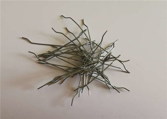 Construction Hooked Ends Steel Fiber Smooth Surface 1000-1100Mpa Tensile Strength