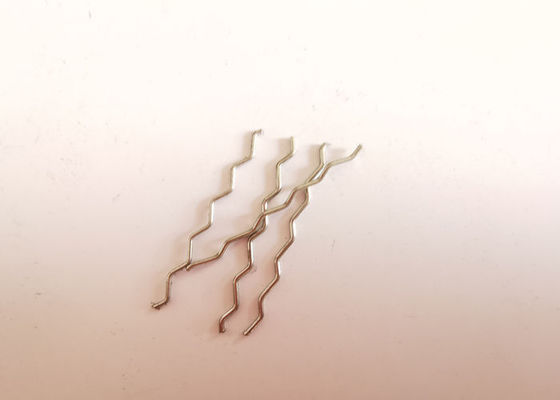 Q195 Waved Steel Fiber 25-60mm Length Cold Drawn Material