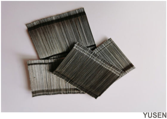 1180Mpa Hooked Glued Steel Fiber For Concrete Reinforcement