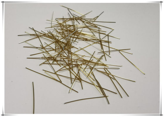 Copper Brass Coated 0.2 mm Micro Steel Fiber For Uhpc Ultra High Performance Spray Concrete