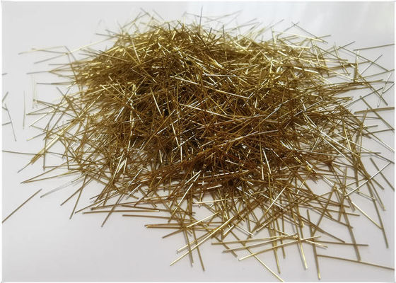 6mm 13mm 20mm Length Micro Steel Fiber Rate Copper Surface Concrete Use