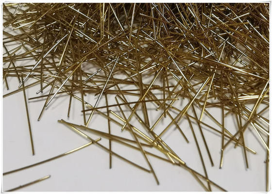 Copper Coated Micro Steel Fiber Concrete High Tensile Strength 2500Mpa