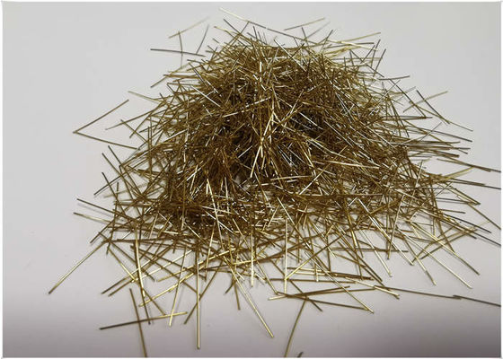 Copper Coated 0.22mm Micro Steel Fiber For Reactive Powder Concrete