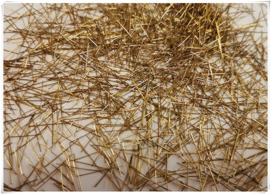 Copper Coated 2500mpa Micro Steel Fiber For Concrete Construction