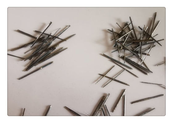 Crescent Melt Extracted Stainless Steel Fiber Heat Resistance For Refractory Bricks