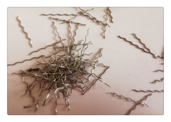 Cold Drawn Micro Steel Fiber 304 Stainless Waved For Segment